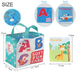 26PCS Soft Alphabet Cards Educational Flashcards with Storage Bag