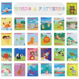 26PCS Soft Alphabet Cards Educational Flashcards with Storage Bag